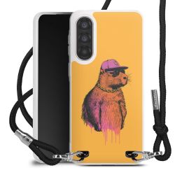 New Carry Case Transparent Stoff schwarz/silber