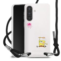 New Carry Case Transparent Stoff schwarz/silber