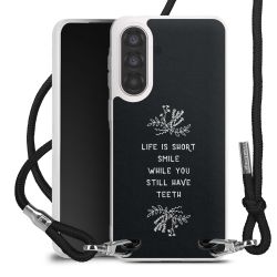 New Carry Case Transparent Stoff schwarz/silber