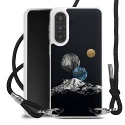 New Carry Case Transparent Stoff schwarz/silber