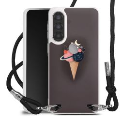 New Carry Case Transparent Stoff schwarz/silber