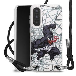 New Carry Case Transparent Stoff schwarz/silber