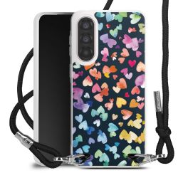 New Carry Case Transparent Stoff schwarz/silber