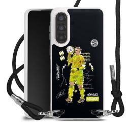 New Carry Case Transparent Stoff schwarz/silber