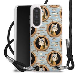 New Carry Case Transparent Stoff schwarz/silber