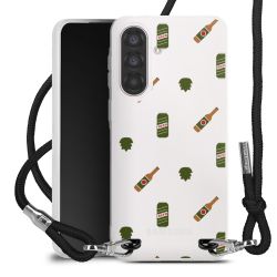 New Carry Case Transparent Stoff schwarz/silber