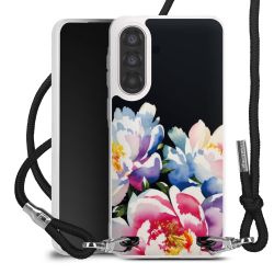 New Carry Case Transparent Stoff schwarz/silber