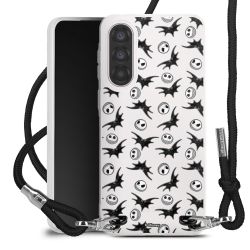 New Carry Case Transparent Stoff schwarz/silber