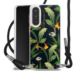 New Carry Case Transparent Stoff schwarz/silber