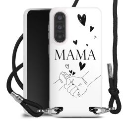 New Carry Case Transparent Stoff schwarz/silber