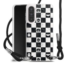 New Carry Case Transparent Stoff schwarz/silber