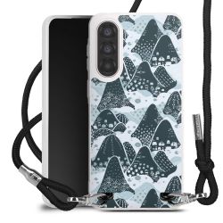 New Carry Case Transparent Stoff schwarz/silber