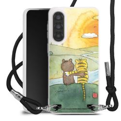 New Carry Case Transparent Stoff schwarz/silber