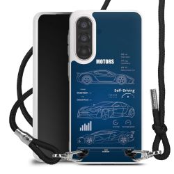 New Carry Case Transparent Stoff schwarz/silber