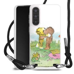 New Carry Case Transparent Stoff schwarz/silber