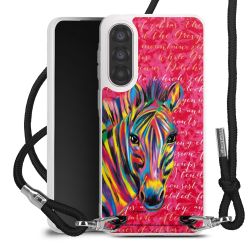 New Carry Case Transparent Stoff schwarz/silber