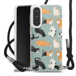 New Carry Case Transparent Stoff schwarz/silber