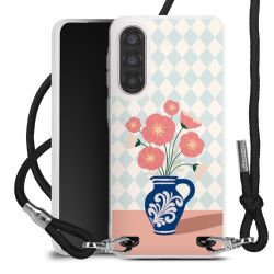 New Carry Case Transparent Stoff schwarz/silber