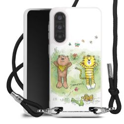 New Carry Case Transparent Stoff schwarz/silber