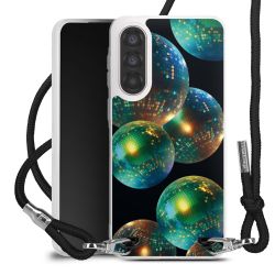 New Carry Case Transparent Stoff schwarz/silber