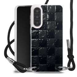 New Carry Case Transparent Stoff schwarz/silber