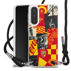 New Carry Case Transparent Stoff schwarz/silber