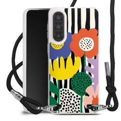 New Carry Case Transparent Stoff schwarz/silber