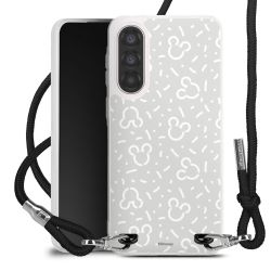 New Carry Case Transparent Stoff schwarz/silber