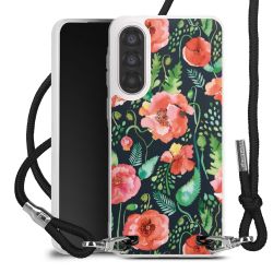 New Carry Case Transparent Stoff schwarz/silber