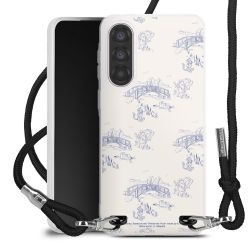 New Carry Case Transparent Stoff schwarz/silber