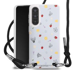 New Carry Case Transparent Stoff schwarz/silber