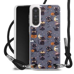 New Carry Case Transparent Stoff schwarz/silber