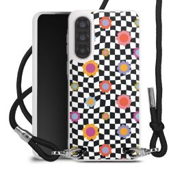 New Carry Case Transparent Stoff schwarz/silber