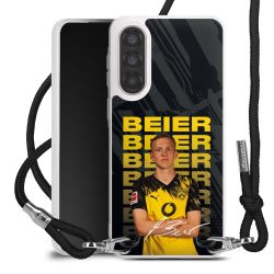 New Carry Case Transparent Stoff schwarz/silber