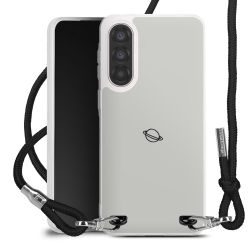 New Carry Case Transparent Stoff schwarz/silber