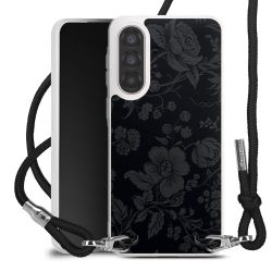 New Carry Case Transparent Stoff schwarz/silber