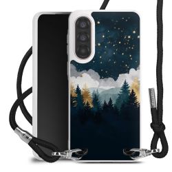 New Carry Case Transparent Stoff schwarz/silber