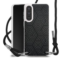 New Carry Case Transparent Stoff schwarz/silber