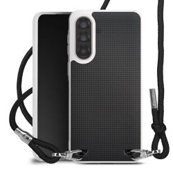 New Carry Case Transparent Stoff schwarz/silber