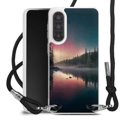 New Carry Case Transparent Stoff schwarz/silber