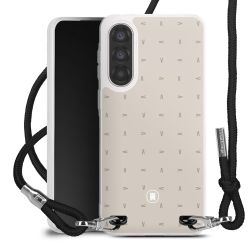 New Carry Case Transparent Stoff schwarz/silber