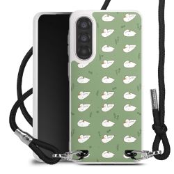 New Carry Case Transparent Stoff schwarz/silber