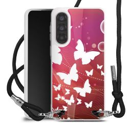 New Carry Case Transparent Stoff schwarz/silber