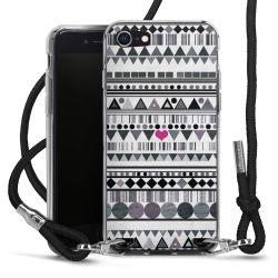 Carry Case Transparent Fabric black/silver