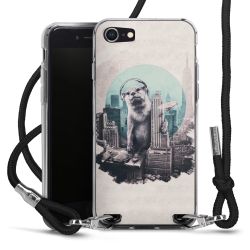 Carry Case Transparent Fabric black/silver