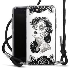 Carry Case Transparent Fabric black/silver