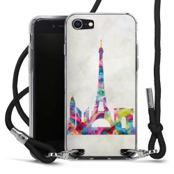 Carry Case Transparent Fabric black/silver