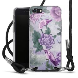 Carry Case Transparent Fabric black/silver