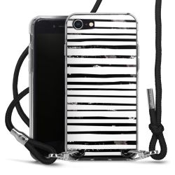 Carry Case Transparent Fabric black/silver