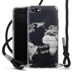 Carry Case Transparent Fabric black/silver